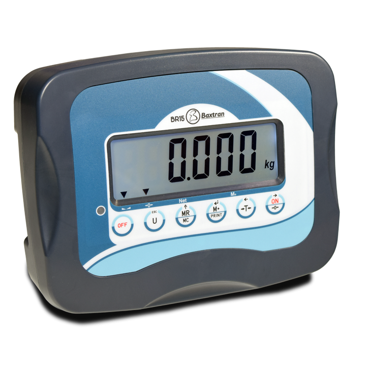 Vloerweegschaal Baxtran ZFN met indicator BR15