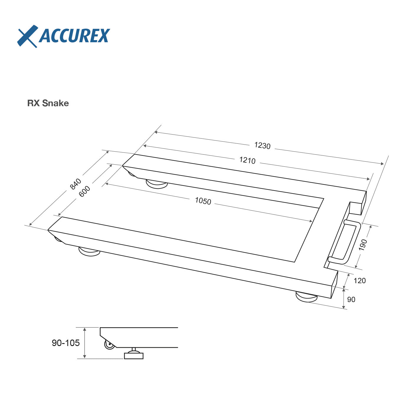 Gram Accurex RX Spider afmetingen
