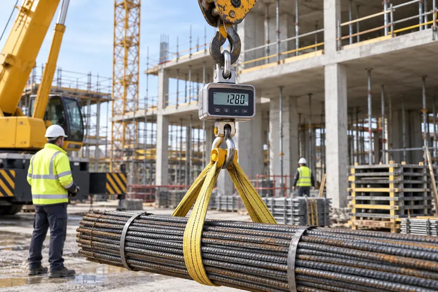 Weegschalen en krachtmeters voor de bouw