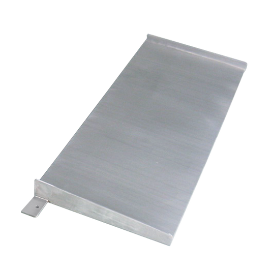 Baxtran tweede oprijplaat voor een plateau van 1200 × 1200 en 1500 × 1200 mm