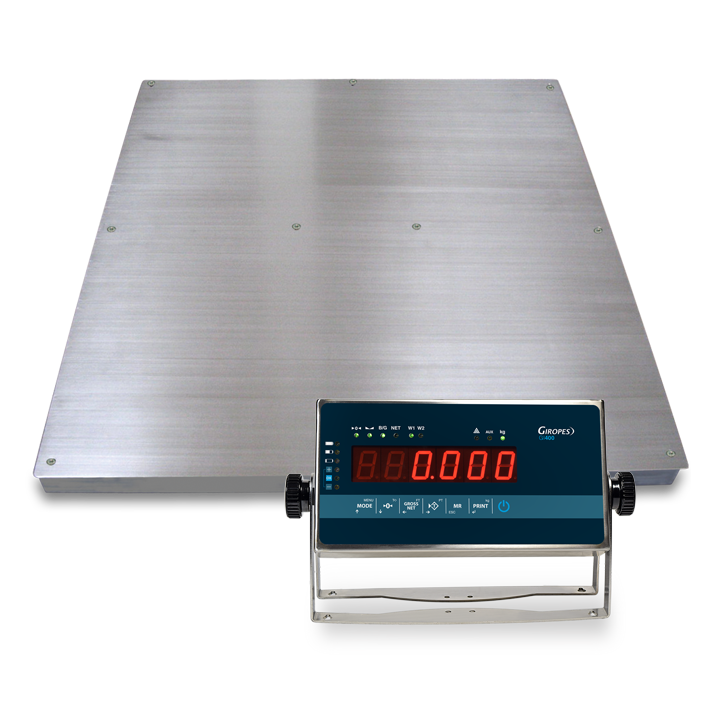 Vloerweegschaal Baxtran BGI met indicator Gi400i