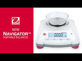 Video van OHAUS Navigator laboratoriumweegschaal