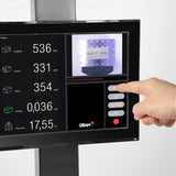 Foto van computerscherm CUBIC ONE, Een geavanceerd contactloos volumesysteem voor het meten van pakketten, de QUBIC ONE, met geïntegreerd weegsysteem, ontvangstplaat en kogellagers om pakketten snel e